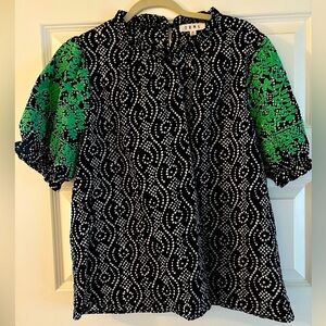 THML embroidered sleeves blouse. PERFECT condition. Worn twice.